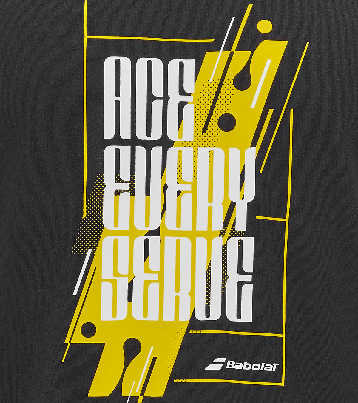 Чоловіча футболка для тенісу BABOLAT EXERCISE MESSAGE TEE MEN
