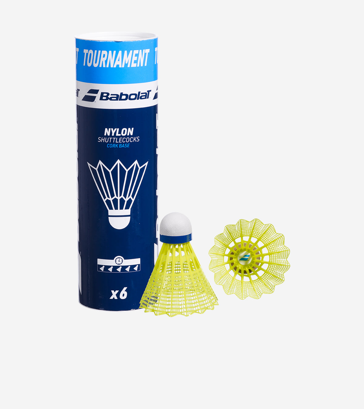 Волани пластикові для бадмінтону BABOLAT NYLON SHUTTLE TOURNAMENT