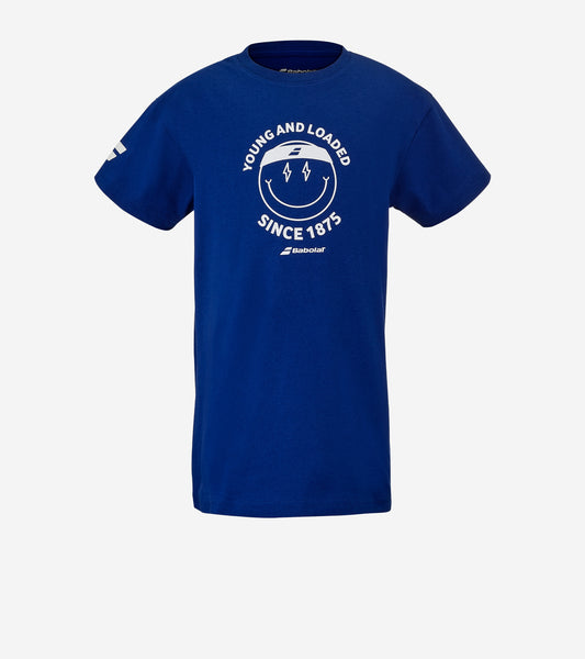 Дитяча тенісна футболка для хлопчиків BABOLAT EXERCISE COTTON TEE BOY
