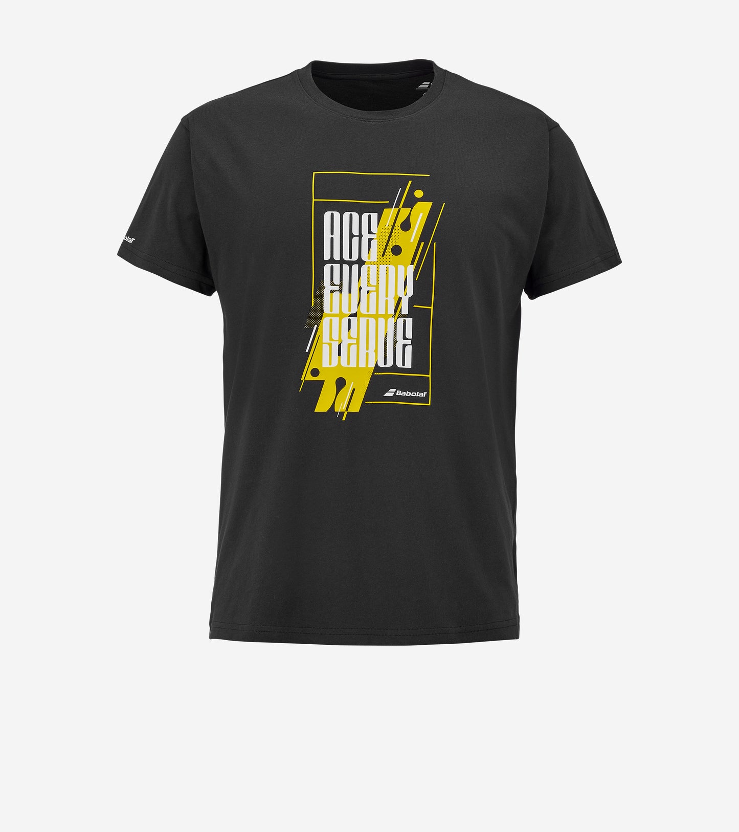 Чоловіча футболка для тенісу BABOLAT EXERCISE MESSAGE TEE MEN
