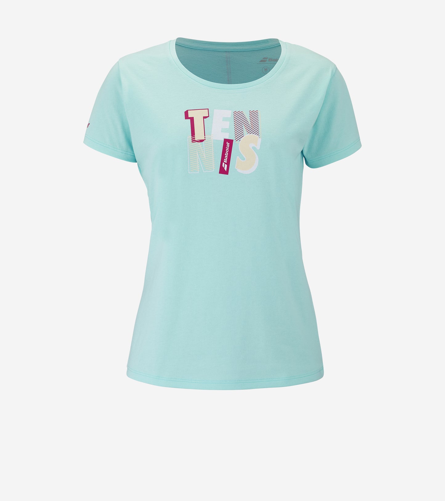Жіноча футболка для тенісу BABOLAT EXERCISE MESSAGE TEE WOMEN