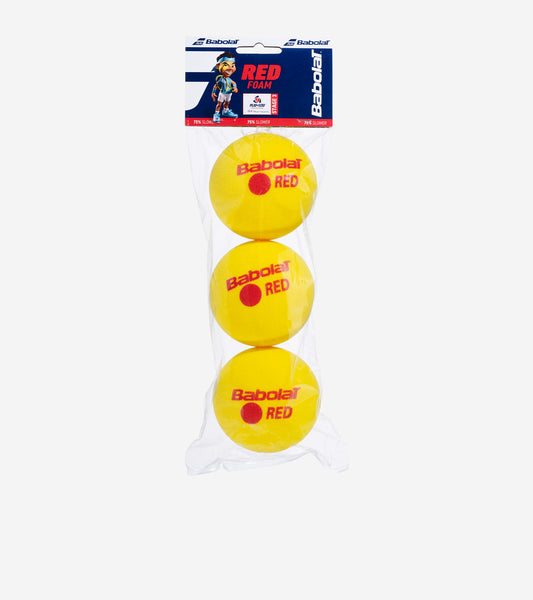 Тенісні м'ячі BABOLAT RED FOAM X3 (Упаковка 3 м’ячі)
