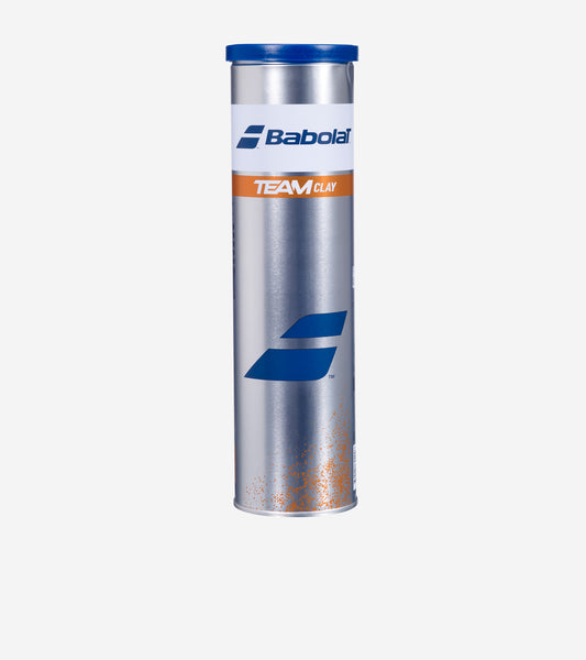Тенісні м'ячі BABOLAT TEAM CLAY X4 (банка 4 м’ячі)