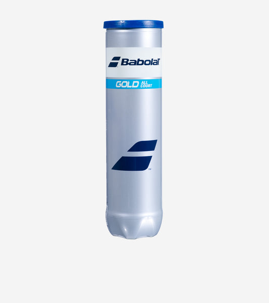 Тенісні м'ячі BABOLAT GOLD ALL COURT X4 (банка 4 м’ячі)